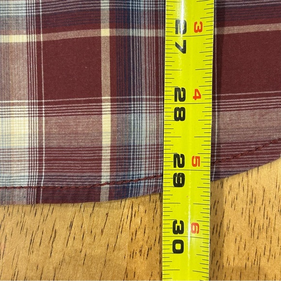 Wrangler Western Shirt Pearl Snaps Long Sleeve L - Picture 10 of 11